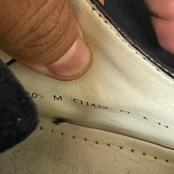 Cole haan nike air black wingtip oxford sz 10.5 - Picture 6 of 7